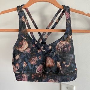 Lululemon Energy Bra Floral Size 4